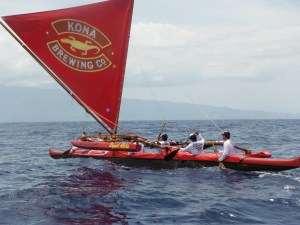 Kamakakoa refurbished and racing to Kahului 4/28/13 