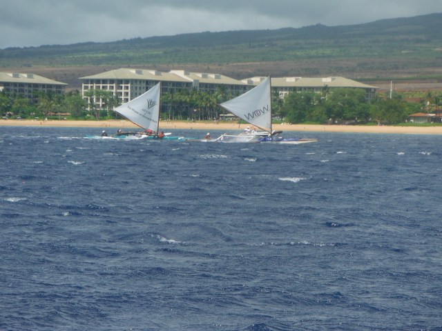 Racing to Kaanapali Beach from Kahului